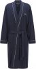 BOSS jersey badjas donkerblauw online kopen