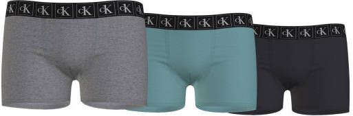 Calvin Klein boxershort set van 3 blauw/grijs/zwart