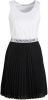 Calvin Klein Sman Dress. Logo Elastic Poli White / Black online kopen