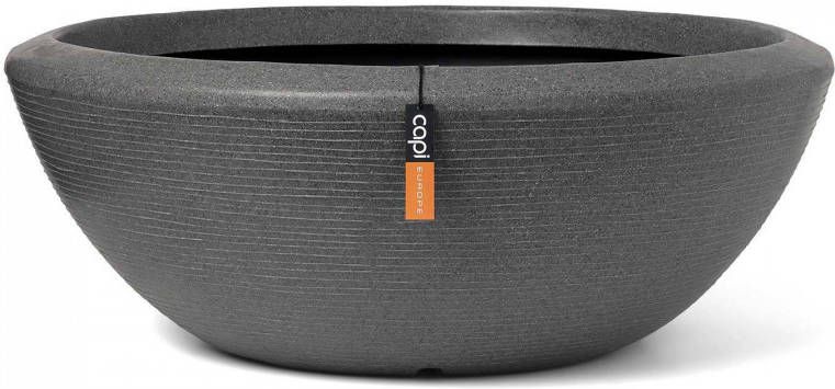 Capi Europe Schaal Laag Granite 61x25 Antraciet Voor Binnen En Buiten Nats8081