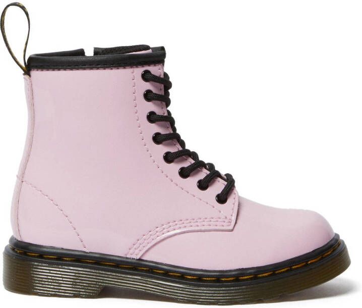 Dr Martens Dr. Martens 1460 T Pale Pink Patent Lamper lakleren veterboots lichtroze