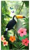 Good Morning Rainforest Strandlaken 100% Polyester Velours 100x180 Cm Groen online kopen