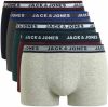 Jack & jones Boxershorts Oliver Trunks 5 Pack , Grijs, Heren online kopen