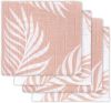 Jollein 2x Hydrofiele Multidoek Small 70x70 cm Nature Pale Pink 4 stuks online kopen