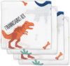 Jollein Hydrofiele Multidoek Small 70x70 cm Dinosaur 4 stuks online kopen