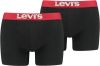 Levis Boxershorts Solid Basic Boxer 2P Zwart online kopen