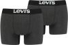Levi's Levi' 2 pack boxerhort brief antraciet melange online kopen