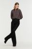 Lofty Manner gebloemde blouse Manon paars/zwart online kopen