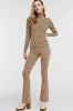 Lofty Manner gebloemde high waist flared broek Barbara groen/oranje online kopen
