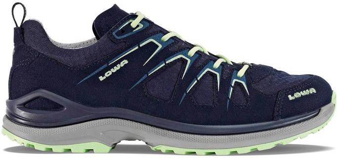 Lowa Innox EVO GTX LO Schoen Dames Middenblauw/Lichtgroen