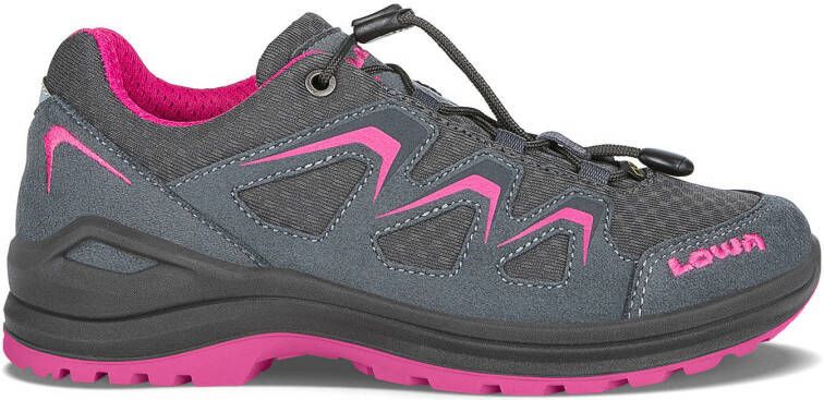 Lowa Innox Evo wandelschoenen antraciet/roze kids