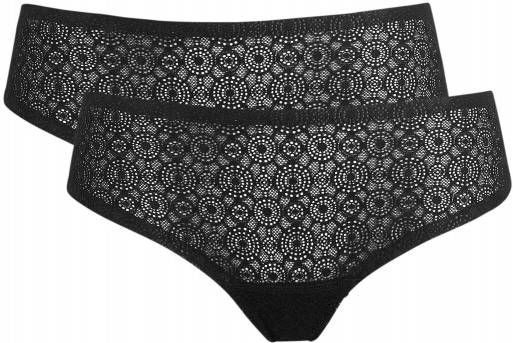 MAGIC Bodyfashion string Dream Lace (set van 2) zwart