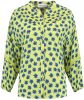 POM Amsterdam gebloemde blouse Flower Luminous geel/blauw online kopen