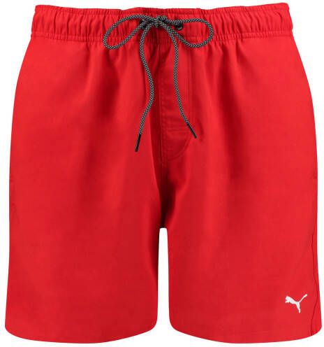 Puma Zwembroeken Medium Length Swim Shorts Rood