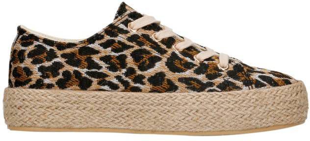 Sacha plateau espadrilles panterprint