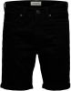SELECTED HOMME regular fit jeans short zwart online kopen