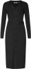 WE Fashion maxi jurk met ceintuur zwart online kopen