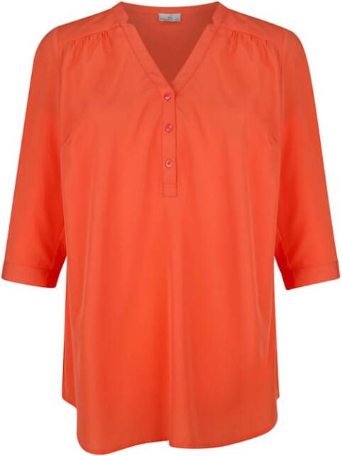 basically you Tuniek van soepele stof Koraal