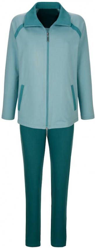 harmony Joggingpak met modieuze raglanmouwen Salie/Jadegroen/Donkergroen