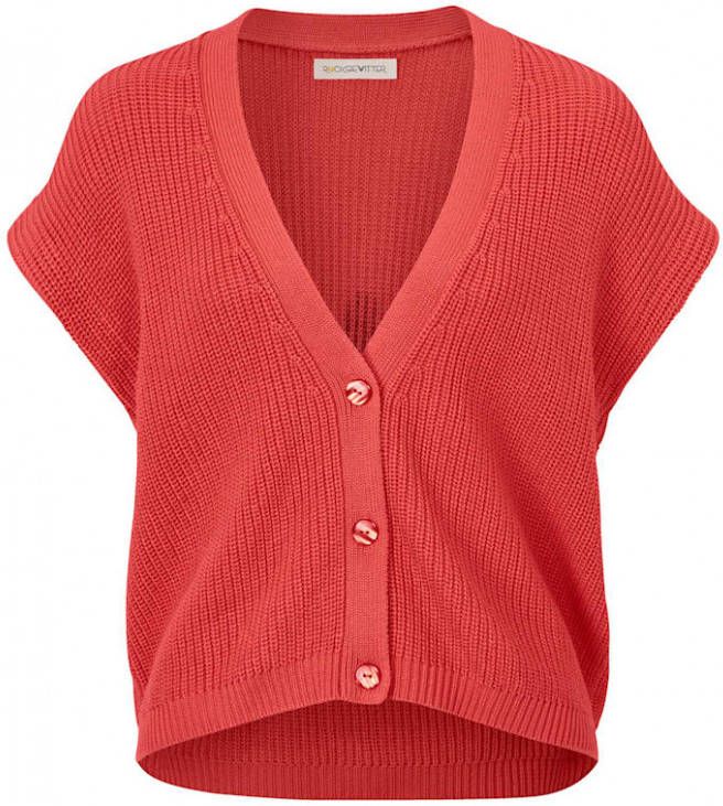 ROCKGEWITTER Vest met print Koraal