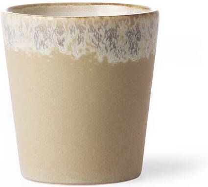HKliving Koffiekop Bark 70's keramiek