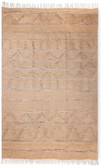 HKliving Vloerkleed hand geweven indoor/outdoor naturel 150x240 cm