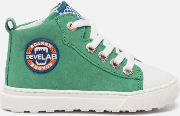 Develab babyschoenen groen Nubuck